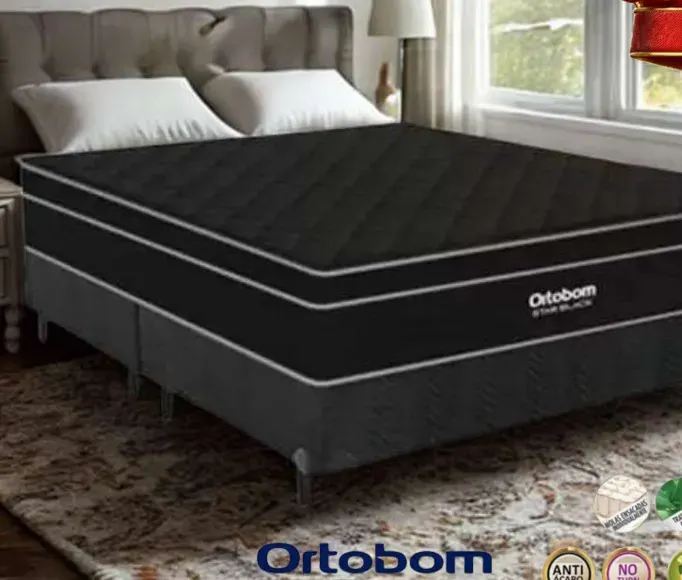 Cama BOX Queen Star Black