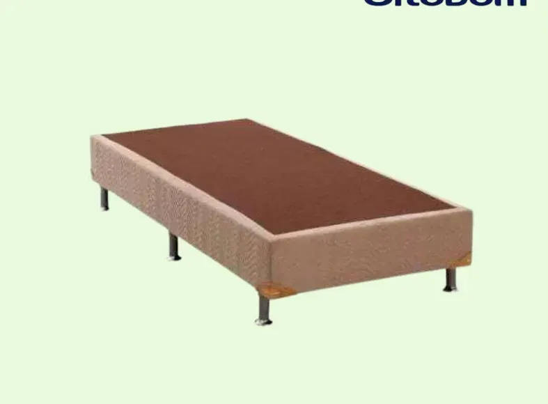 Base BOX Solteiro Camurça