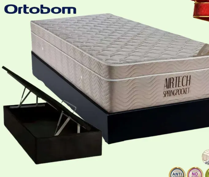 Cama BOX BAÚ Solteiro Airtech Molas