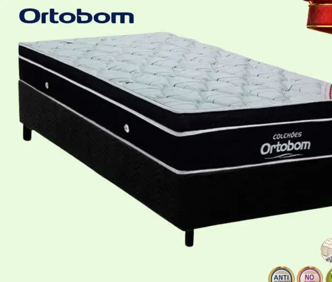 Cama BOX Solteiro Elegant Superpocket Molas