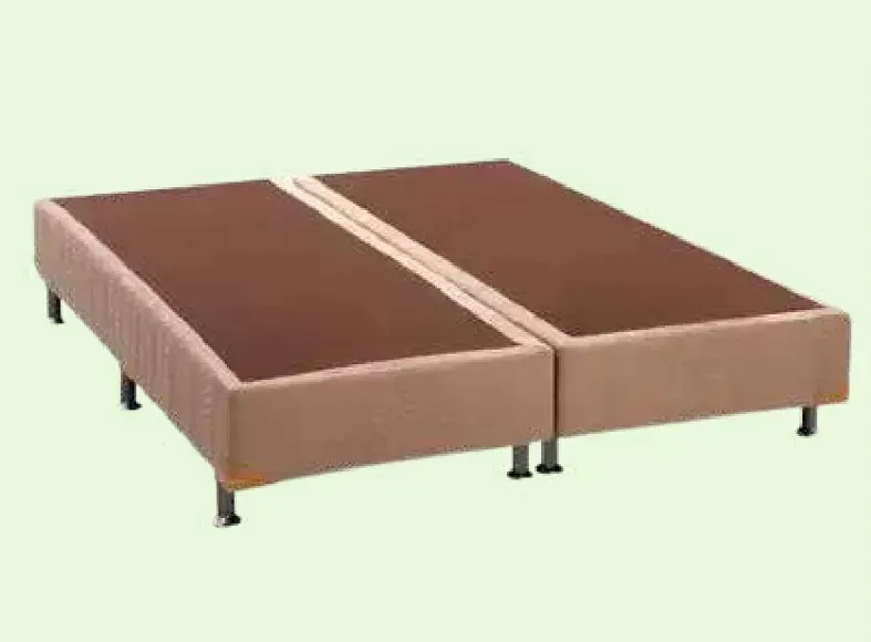 Base Sommier Camurça Casal Bipartida