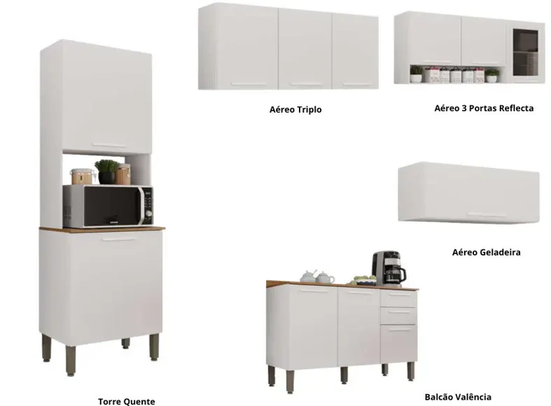 Cozinha NEW Valência Módulos