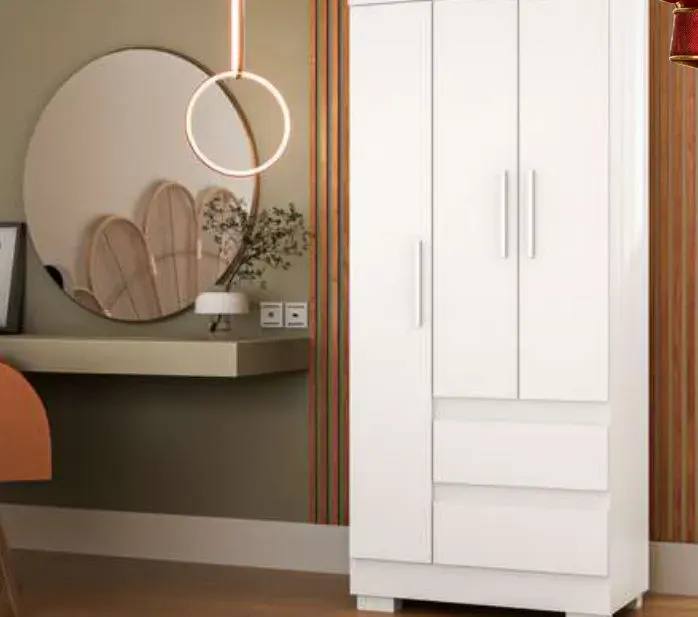 Roupeiro Maya 3 Portas, BRANCO