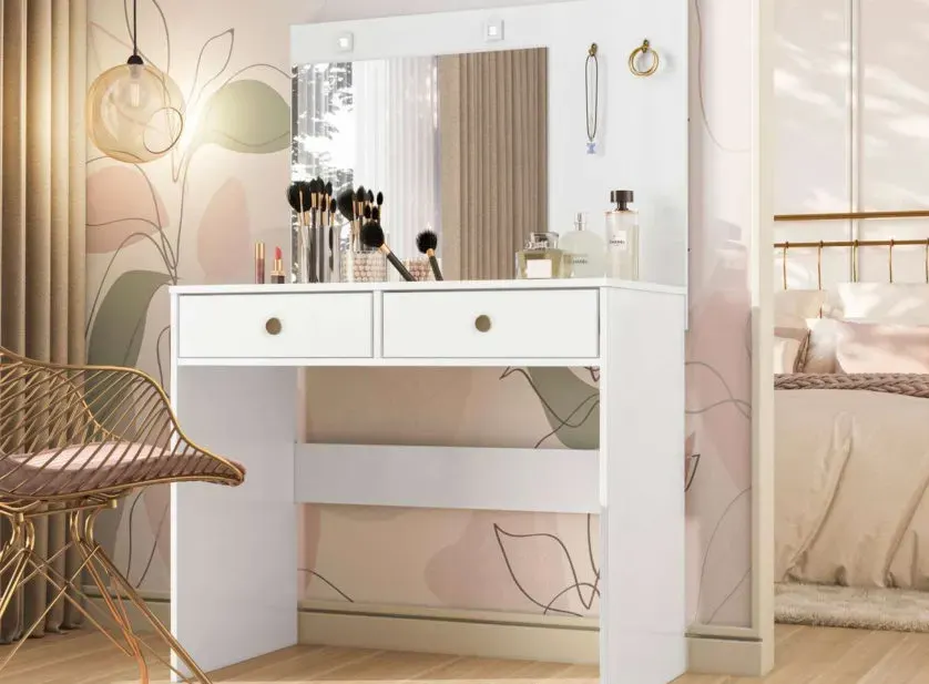 Penteadeira Camarim Ideal, BRANCO
