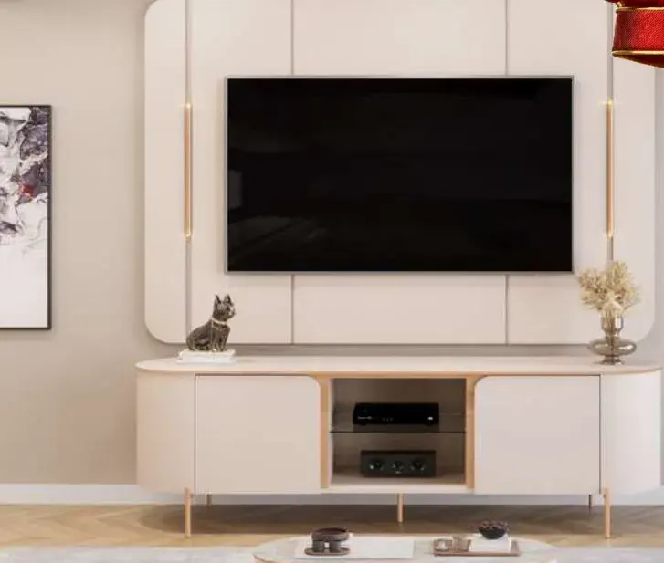 Bancada + Painel Adele, OFF WHITE